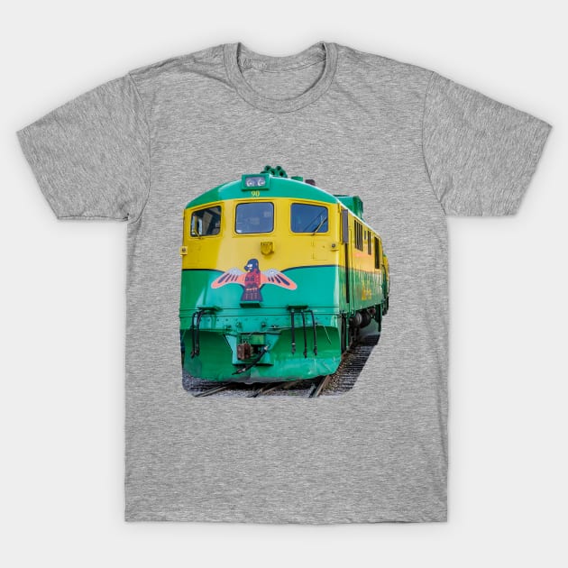 White Pass locomotive in Alaska T-Shirt by dalyndigaital2@gmail.com